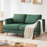 Mid Century Modern Love Seat Couches for Living Room