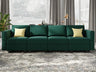 Sofa Velvet Sofa for Living Room Blue