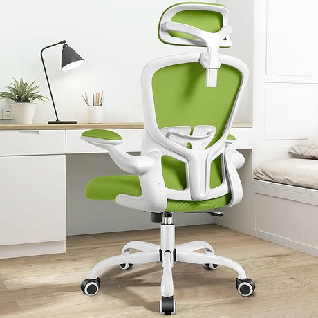 Office Chair Ergonomic Desk Chair with Headrest, High Back Computer Chair