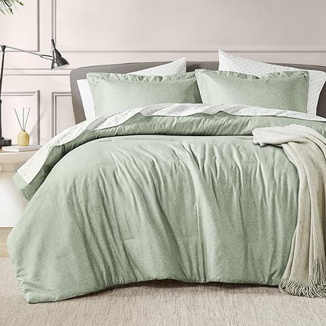 7 Pieces Grey Bed in a Bag Comforter Set with Sheets