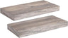 Floating Shelves, Wall Shelf Set of 2, 15.7 Inch Hanging Shelf