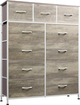 11-Drawer Dresser, Fabric Storage Tower for Bedroom, Hallway, Closet, Tall Chest