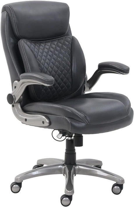 Commercial Ergonomic Executive Office Desk Chair with Flip-up Armrests