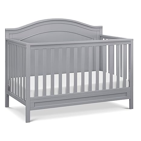 Charlie 4-in-1 Convertible Crib in White, Greenguard Gold Certified