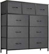 Dresser for Bedroom, Storage Drawers, Tall Dresser Fabric Storage Tower