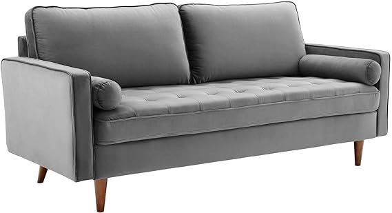 Valour Performance Velvet Upholstered Tufted Sofa