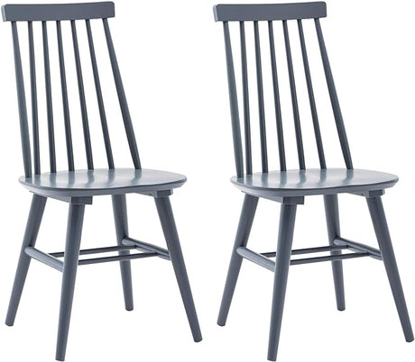 Dining Chairs Set of 2, Wood Dining Room Slat Back Kitchen Windsor Chairs