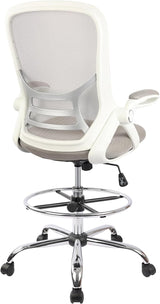 High-Back Mesh Ergonomic Drafting Chair