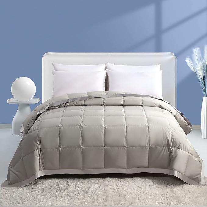Down Blanket King Size  Lightweight Summer Cooling Bed Comforter