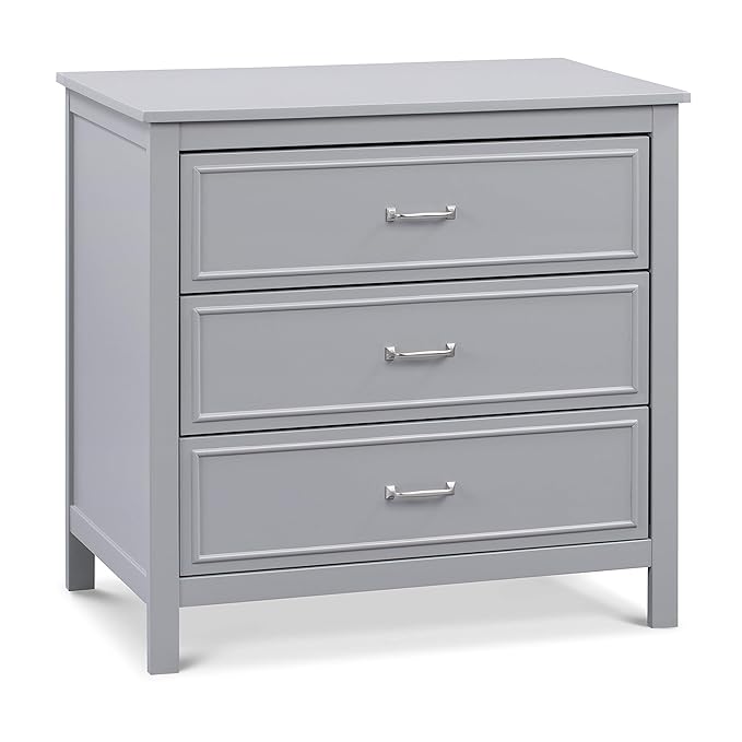 Charlie 3 Drawer Dresser in White