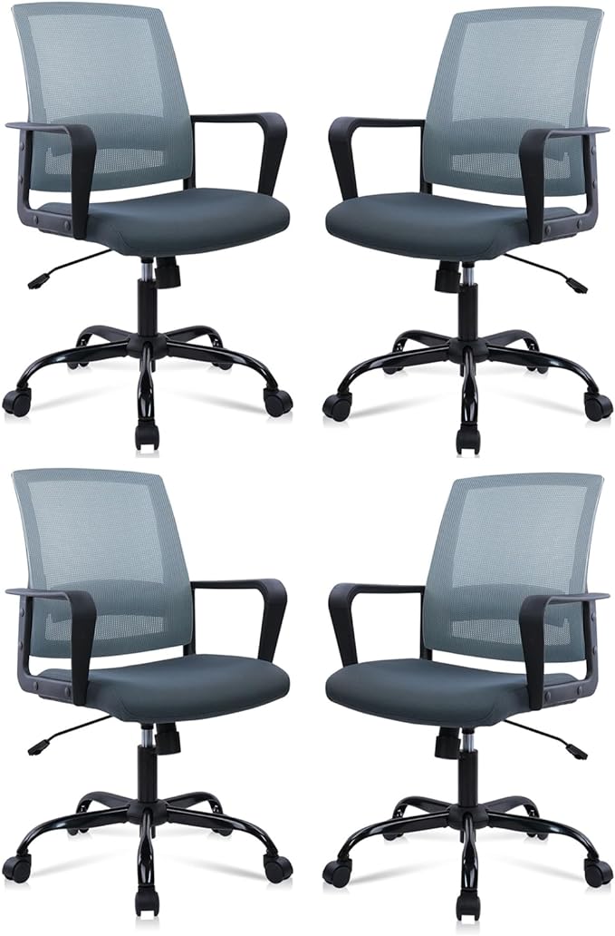 Ergonomic Rolling Mesh Desk Chair with Executive Lumbar Support