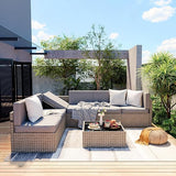 Outdoor Sectional Furniture，Wicker Patio sectional Furniture Sets