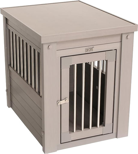 ecoFLEX Pet Crate/End Table, Medium, Antique White