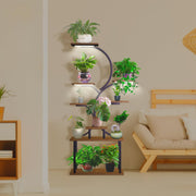 GrowNest 62 metal plant stand with LED grow lights