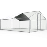 GuardNest XL walk-in chicken coop with UV tarp and PVC mesh