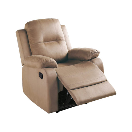 HearthEase Peat Microfiber Recliner Chair – Front View