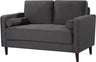 Lexington Loveseat, 52.4" W x 31.1" D x 33.5" H, Navy Blue