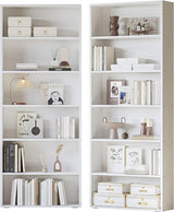 Bookshelves and Bookcases Set of 2 Floor Standing