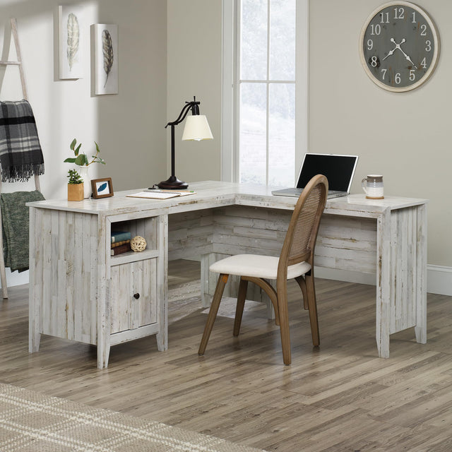 Industrial Executive Office Desk with Storage Cabinet