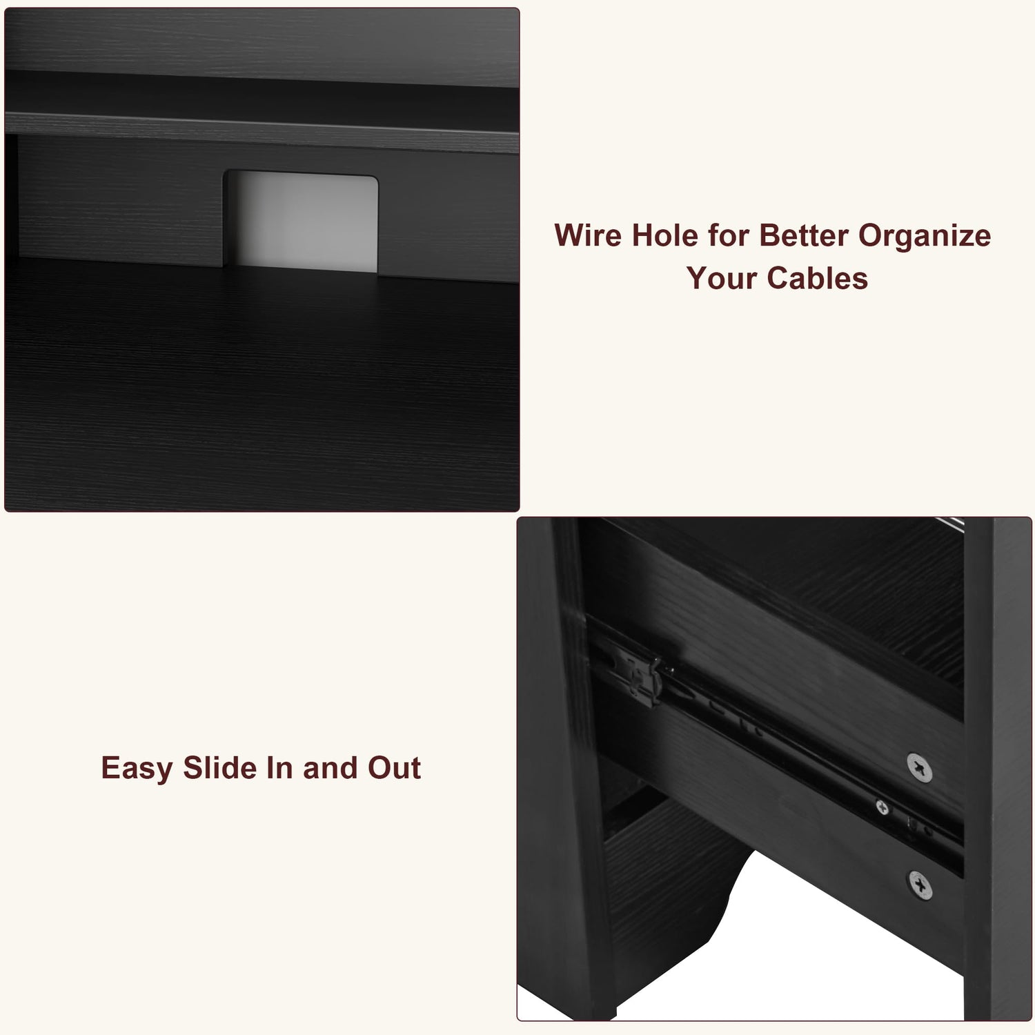 Industrial Style Office Desk with Storage & Organization