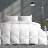 Luxury 100% Organic Cotton Goose Feathers Down Comforter California King  Duvet Insert