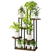 Large Multi-Tier Indoor & Outdoor Plant Shelf Holds 10 Pots