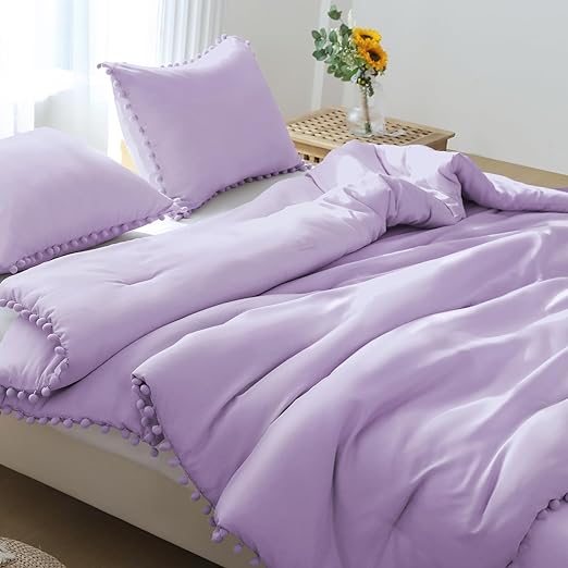 Dark Grey Queen Comforter Set, Reversible Bed in a Bag Bedding Set for All Seasons