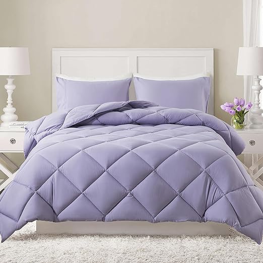 Lightweight Queen Comforter Set with 2 Pillow Sham - 3 Pieces Se