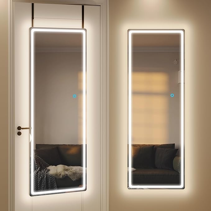 Wall Mounted Mirror, 47"x14" Full Body Mirror, Full Length Mirror