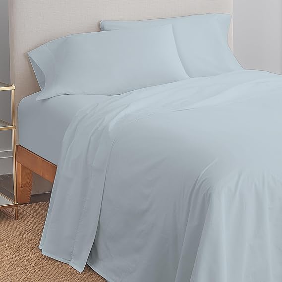 600 Thread Count Cotton Rich Queen Size Sheets Set White