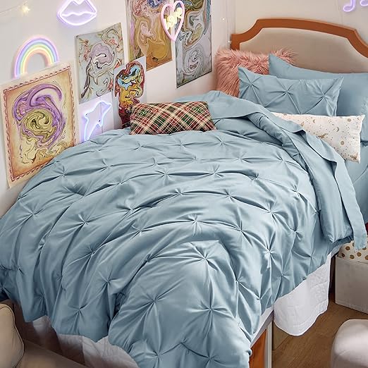 Twin/Twin XL Comforter Set with Sheets - 5 Pieces Twin Bedding Sets