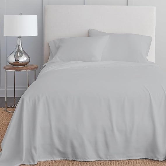 600 Thread Count Cotton Rich Queen Size Sheets Set White