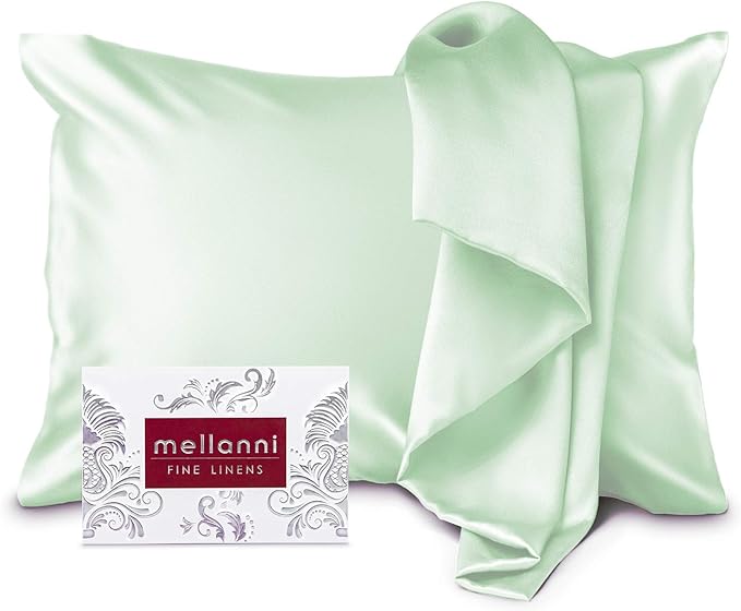 Pure Silk Pillowcase Queen Size - Perfect for Hair and Skin, Reducing Friction