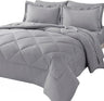 Queen Bed in a Bag 7 Pieces Comforter Set and Sheets All Season Bedding Sets