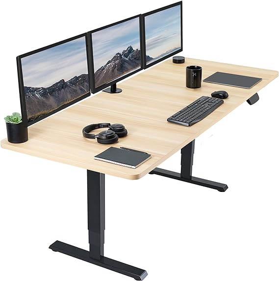 Electric Height Adjustable 71 x 30 inch Memory Stand Up Desk