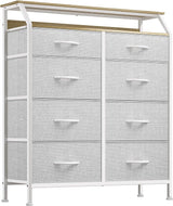 4 Drawers Fabric Dresser for Bedroom Tall Storage Drawer