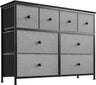 8 Drawer Dresser for Bedroom Chest of Drawers Closets Storage Units Organizer