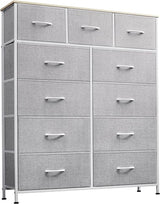 11-Drawer Dresser, Fabric Storage Tower for Bedroom, Hallway, Closet, Tall Chest