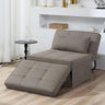 4 in 1 Multi Function Folding Ottoman Breathable Linen Couch Bed