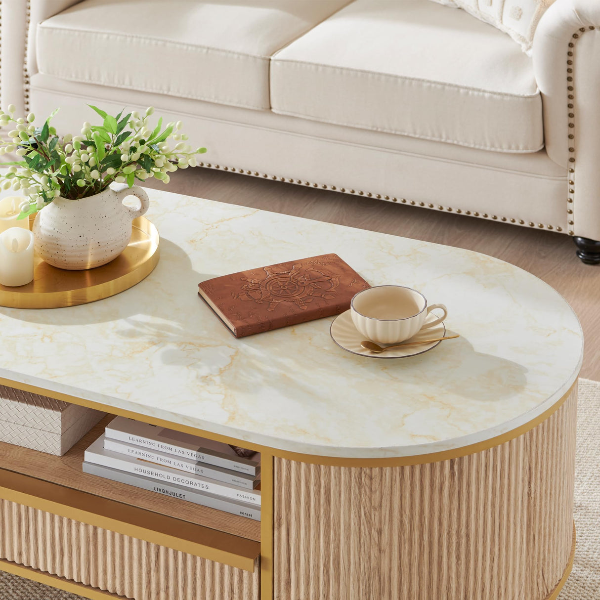 Stylish Living Room Center Table Easy Assembly & Durable Design