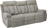LoungeNest Foggy Gray Rocker Recliner Chair Front View

