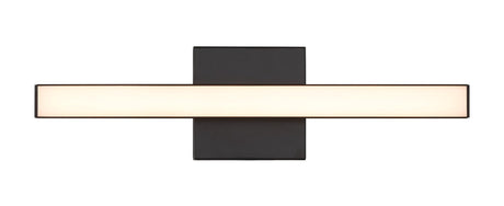 LumoLite 18W Flat Black LED Vanity Light Front View