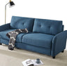 Ricardo Sofa Couch / Tufted Cushions / Easy, Tool-Free Assembly, Soft Grey