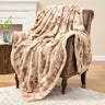 Oversized Minky Blanket, Super Soft Fluffy Luxury Throw Blanket Comfy Faux Fur Bed