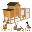 Mobile coop with galvanized wire fencing and removable bottom tray