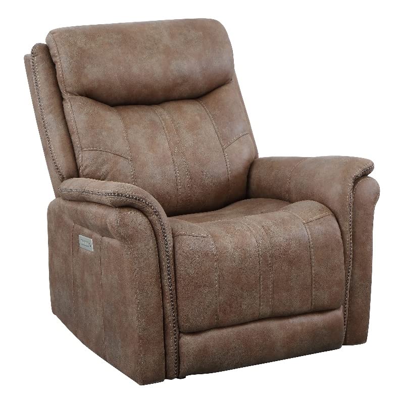 ModernaRest Caramel Power Recliner Front View