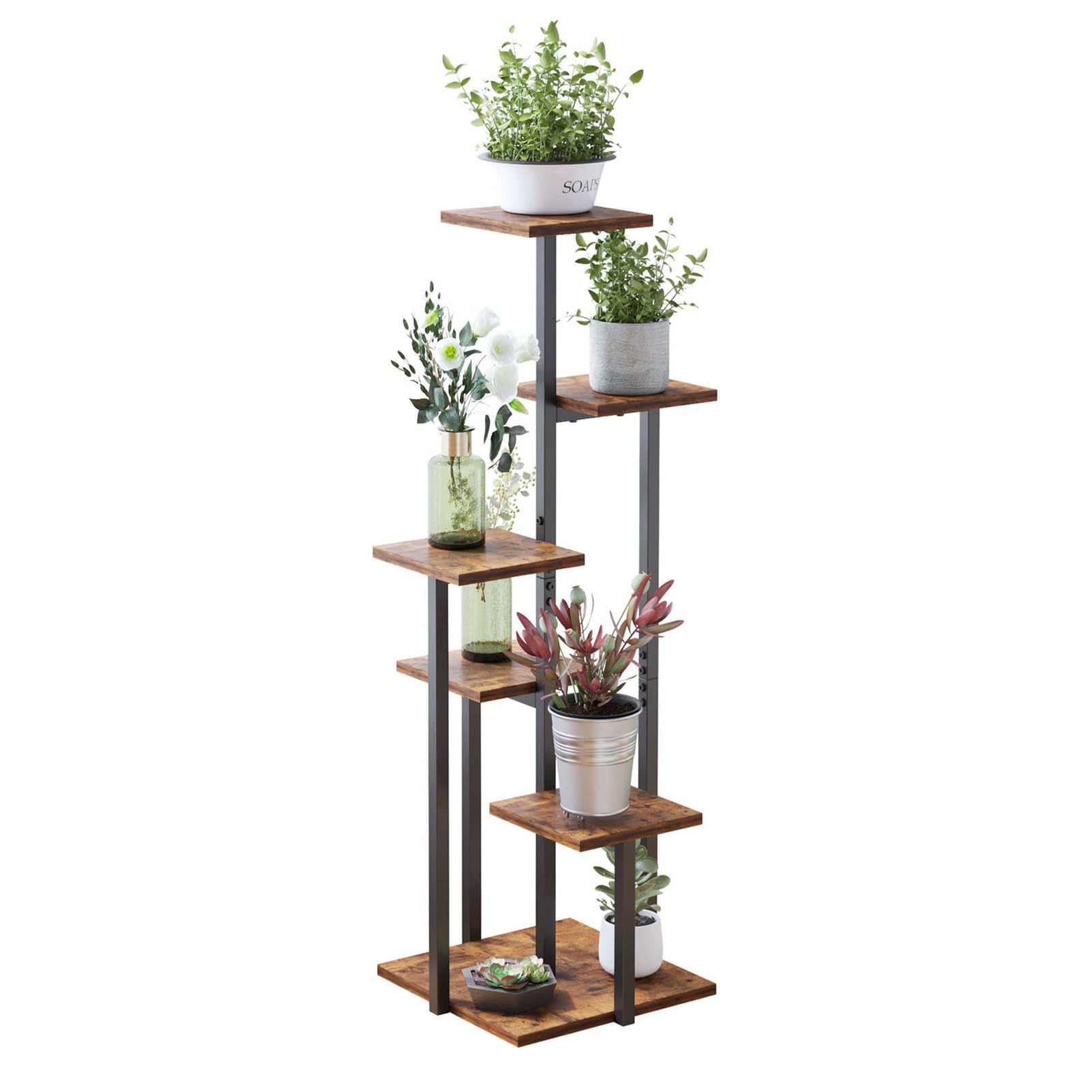 Multi-Level Tiered Plant Rack for Stylish Home Decor