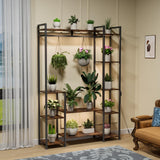 NanoPlant 6 metal plant stand with LED grow lights