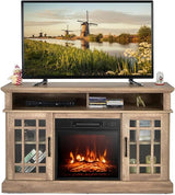 Electric Fireplace TV Stand for TVs Up to 55 Inches