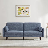 Sofa Fabric Couch for Living Room with Solid Wood Leg